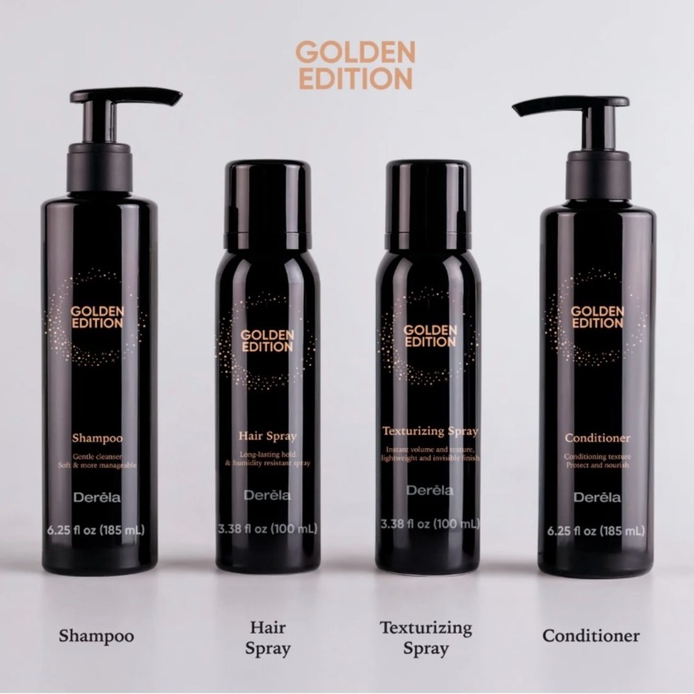 Golden Edition Derela Complete Hair Care Set - Picture 2 of 5
